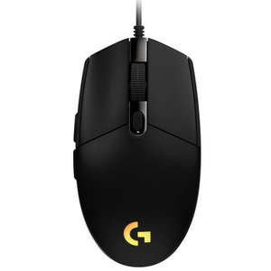 עכבר גיימרים חוטי Logitech G102 Lightsync - שחור
