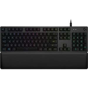 מקלדת לגיימרים מכאנית Logitech G513 RGB GX Brown Tactile Switches Carbon