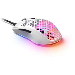 עכבר גיימינג חוטי SteelSeries Aerox 3 Ultra Lightweight - צבע לבן
