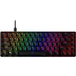 מקלדת גיימינג מכאנית HyperX Alloy Origins 65 RGB Aqua Switch - עברית / אנגלית