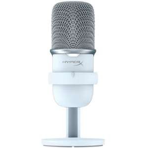 מיקרופון HyperX SoloCast USB Condenser Gaming - צבע לבן