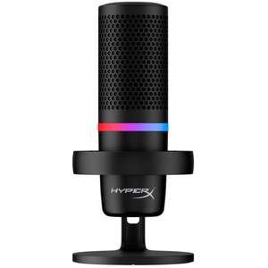 מיקרופון גיימינג HyperX DuoCast USB RGB - צבע שחור