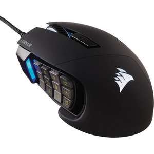 עכבר גיימרים Corsair SCIMITAR RGB ELITE Optical MOBA/MMO - צבע שחור