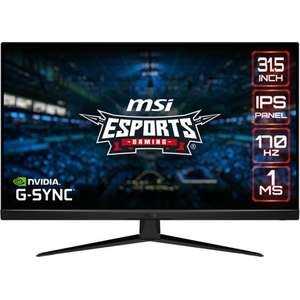 מסך מחשב גיימינג MSI G321Q WQHD IPS 31.5'' G-Sync FreeSync