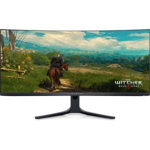 מסך מחשב גיימינג קעור Dell Alienware AW3423DWF WQHD QD-OLED 34.18 Inch 165Hz