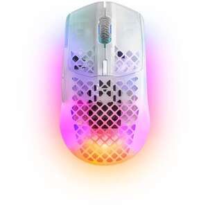 עכבר גיימינג אלחוטי SteelSeries Aerox 3 Wireless Ghost - צבע לבן