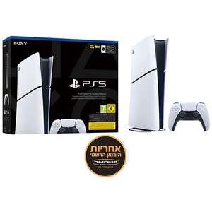 קונסולת משחק Sony PlayStation 5 Slim 1TB Digital Edition - אחריות יבואן רשמי על ידי ישפאר