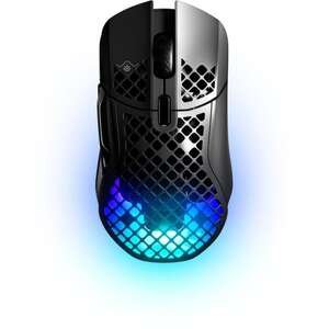 עכבר גיימינג אלחוטי SteelSeries Aerox 5 Ultra Lightweight - צבע שחור