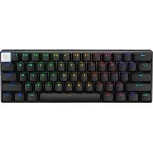 מקלדת גיימינג אלחוטית Logitech G Pro X 60 Lightspeed עם מקשי Tactile - צבע שחור