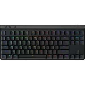 מקלדת גיימינג מכנית אלחוטית Logitech G G515 TKL LightSpeed RGB צבע שחור