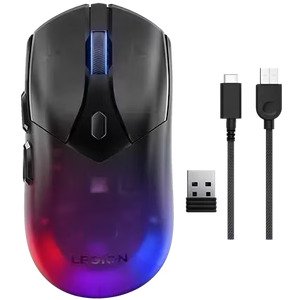 עכבר גיימינג אלחוטי Lenovo Legion M410 RGB GY51P83012 - צבע Transparent Black