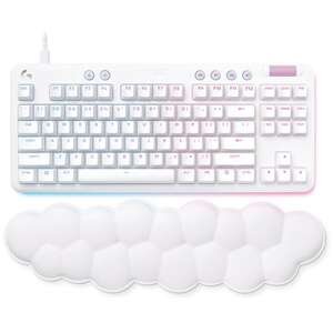 מקלדת גיימינג מכאנית Logitech G713 TKL - צבע לבן - מתג GX Tactile