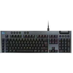 מקלדת גיימינג מכנית חוטית Logitech G915 X Low Profile - מתג Tactile - צבע שחור