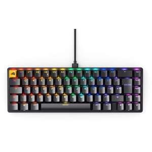 מקלדת גיימינג מכנית חוטית Glorious GMMK 2 Prebuilt ISO Compact 65% - צבע שחור