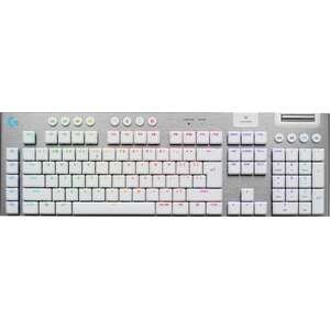 מקלדת גיימינג מכנית אלחוטית Logitech G915 X Lightspeed Low Profile - מתג Tactile - צבע לבן