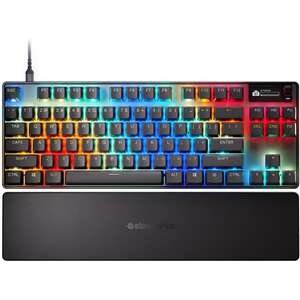 מקלדת גיימרים מכאנית חוטית SteelSeries Apex Pro TKL Gen 3