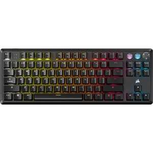 מקלדת גיימינג מכנית חוטית Corsair K70 Pro TKL - עם מקשי ABS Double-Shot - צבע שחור