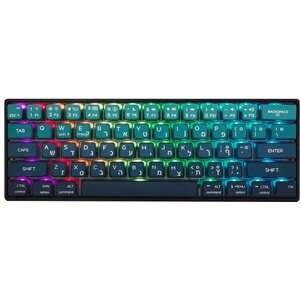 מקלדת גיימינג מכנית חוטית SKYLOONG GK61 Pudding - צבע כחול