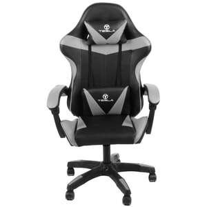 🎮 כיסא גיימינג Tesla 7305 אפור