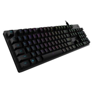 מקלדת לגיימרים מכאנית Logitech G512 RGB Carbon - מתג GX Blue Carbon