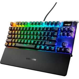 מקלדת גיימרים מכאנית SteelSeries Apex 7 TKL Red Switch