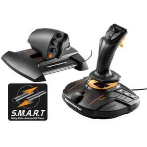 בקר טיסה ומצערת ת'ראסטמאסטר T-16000M FCS – שחור/כתום