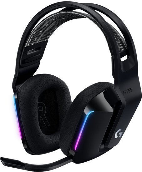 Logitech G733 Lightspeed RGB אוזניות גיימרים אלחוטיות – שחור