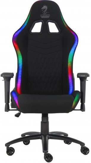כיסא לגיימרים Dragon Space Plus RGB - צבע שחור / אפור