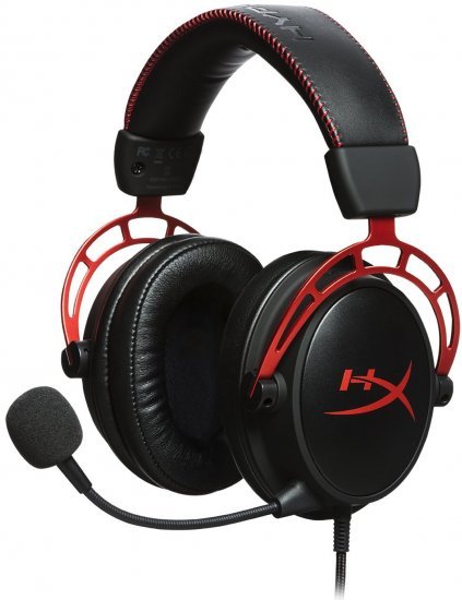 HyperX Cloud Alpha שחור/אדום