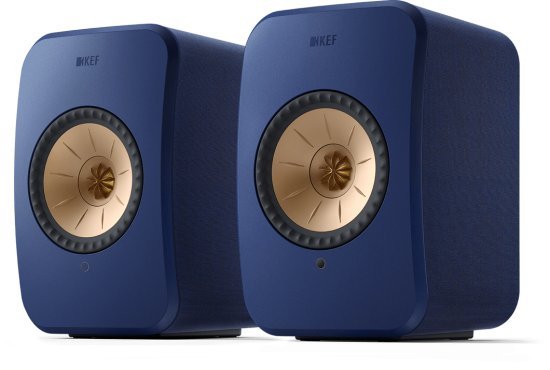 זוג רמקולים מדפיים אלחוטיים קף LSX II Hi-Fi – צבע כחול קובלט