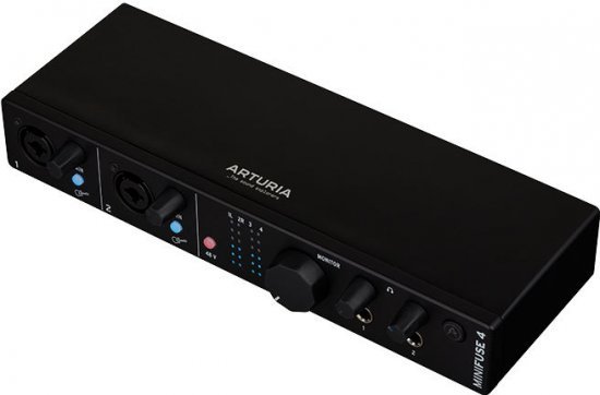 כרטיס קול ארטוריה Arturia MiniFuse 4 – צבע שחור