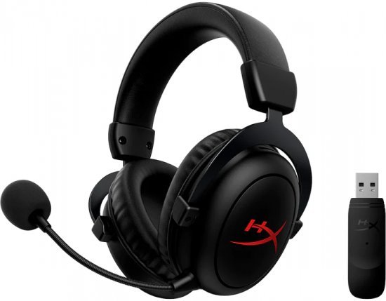 אוזניות גיימינג אלחוטיות HyperX Cloud II Core אדום שחור