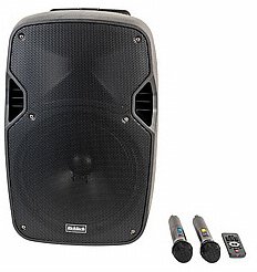 מערכת קריוקי ניידת 15 אינץ' 500W Richtech STUDIO 15 – צבע שחור