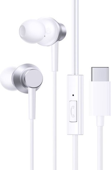 אוזניות חוטיות בייסוס Encok CZ11 – צבע לבן