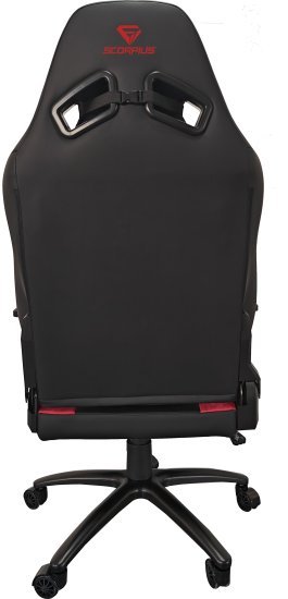 כיסא גיימינג דגם Professional מבית Scorpius - צבע שחור/אדום