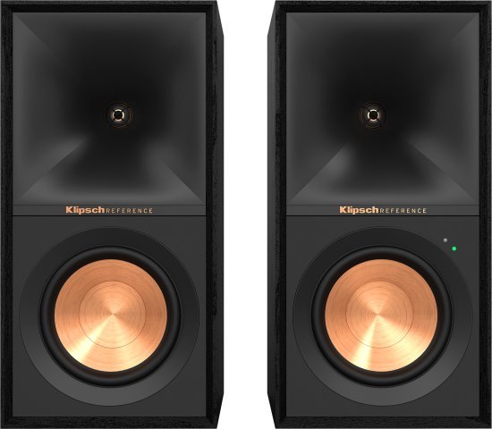 זוג רמקולים מדפיים מוגברים Klipsch Reference R-50PM – צבע שחור