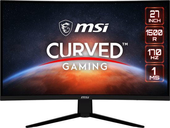 מסך קעור MSI G273CQ 27'' WQHD 170Hz