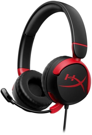 אוזניות גיימינג HyperX Cloud Mini – צבע שחור / אדום