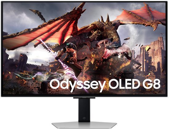 מסך גיימינג Samsung Odyssey OLED G8 S32DG802SM UHD 32'' 240Hz