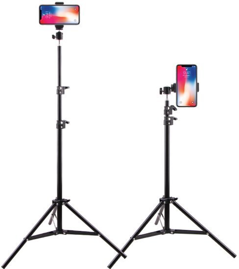 מעמד מתקפל לטבעת סלפי גובה 2.1 מטר