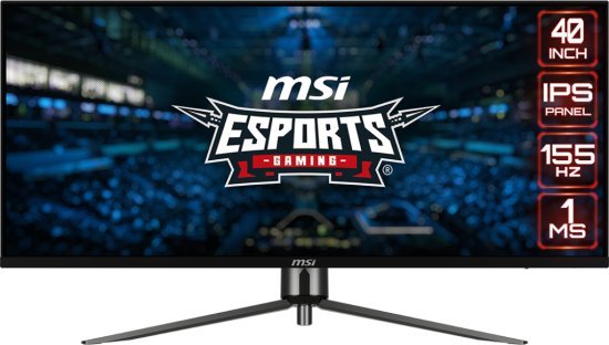 מסך גיימינג MSI MAG401QR UWQHD 155Hz 40''