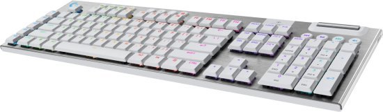 מקלדת Logitech G915 X Lightspeed Low Profile – Tactile – לבן
