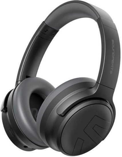 אוזניות קשת אלחוטיות עם ביטול רעשים אקטיבי SoundPEATS Space Pro – צבע שחור