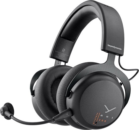 אוזניות גיימינג אלחוטיות Beyerdynamic MMX 200 – שחור