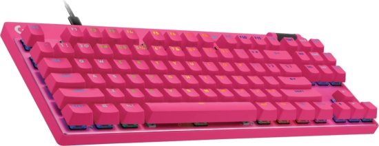 מקלדת Logitech G Pro X TKL – ורוד מג'נטה