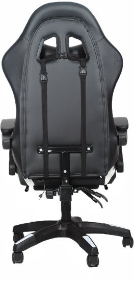 כיסא גיימינג Tesla 7001 – לבן – עם עיסוי והדום