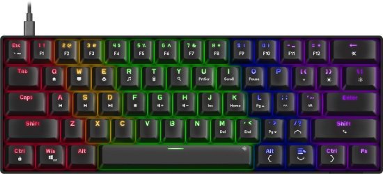 מקלדת SpeedLink ATMOS RGB – שחור – מתג חום