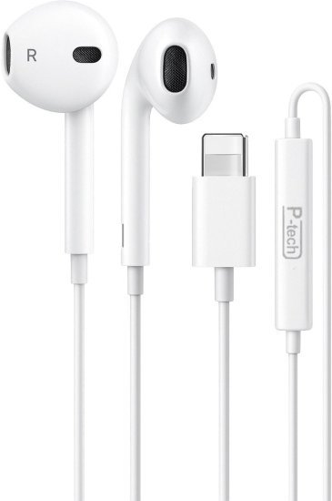 אוזניות סטריאו Power-Tech P-T C2 עם מיקרופון – שחור