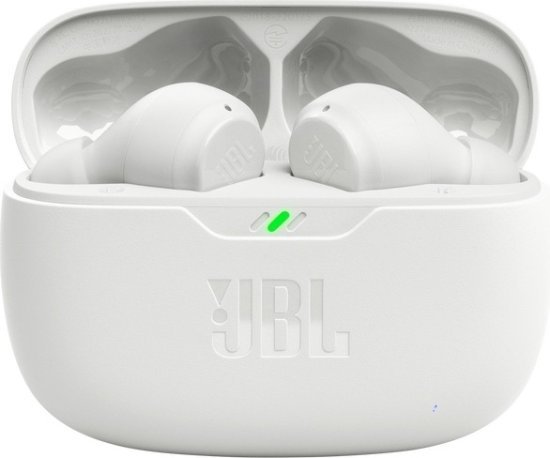 אוזניות True Wireless אלחוטיות JBL Wave Beam – צבע לבן