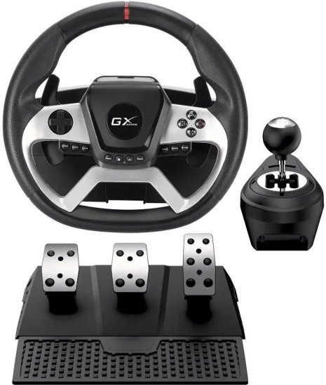 סט סימולטור נהיגה SpeedMaster X5 FF מבית ג’ניוס